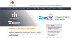 Desktop Screenshot of normanhay.com